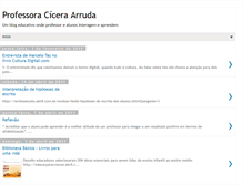 Tablet Screenshot of professoracicerarrudalinguaportuguesa.blogspot.com