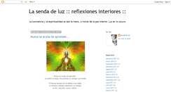 Desktop Screenshot of lasendadeluz.blogspot.com