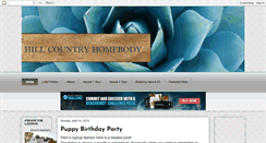 Desktop Screenshot of hillcountryhomebody.blogspot.com