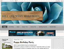 Tablet Screenshot of hillcountryhomebody.blogspot.com