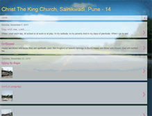 Tablet Screenshot of christthekingchurchpune.blogspot.com