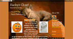 Desktop Screenshot of harleyscloset.blogspot.com