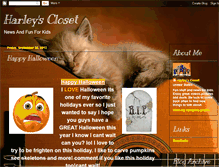 Tablet Screenshot of harleyscloset.blogspot.com