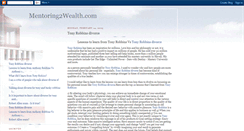 Desktop Screenshot of mentoring2wealth.blogspot.com