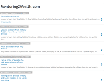 Tablet Screenshot of mentoring2wealth.blogspot.com