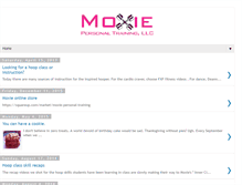 Tablet Screenshot of moxie-personal-training.blogspot.com