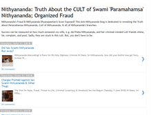 Tablet Screenshot of nithyananda-cult.blogspot.com
