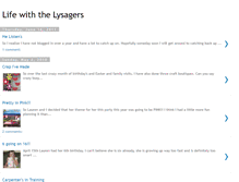 Tablet Screenshot of lysagerlife.blogspot.com