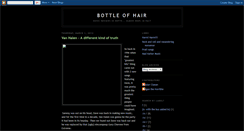 Desktop Screenshot of bottleofhair.blogspot.com