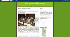 Desktop Screenshot of bebekanvillage.blogspot.com