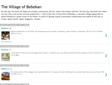 Tablet Screenshot of bebekanvillage.blogspot.com