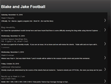 Tablet Screenshot of blakeandjakefootball.blogspot.com