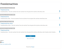 Tablet Screenshot of free-slotmachines.blogspot.com