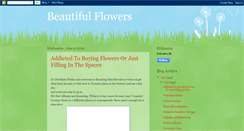 Desktop Screenshot of beautiful-flowers-world.blogspot.com