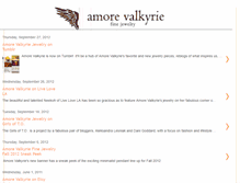 Tablet Screenshot of amorevalkyrie.blogspot.com