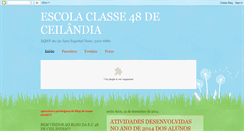 Desktop Screenshot of escolaclasse48.blogspot.com