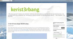 Desktop Screenshot of kerist3rbang.blogspot.com