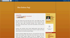 Desktop Screenshot of bias-embun-pagi.blogspot.com