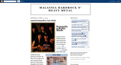 Desktop Screenshot of malaysianrockmetal.blogspot.com