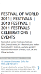 Mobile Screenshot of festivalofworld.blogspot.com