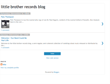 Tablet Screenshot of littlebrotherrecords.blogspot.com