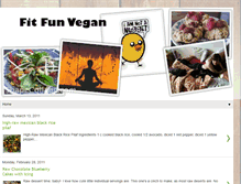 Tablet Screenshot of fitfunvegan.blogspot.com