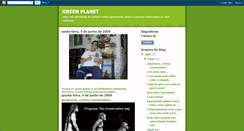 Desktop Screenshot of greenlifeplanet.blogspot.com