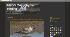 Desktop Screenshot of markswildthymebirding.blogspot.com