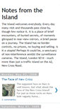 Mobile Screenshot of notes-from-the-island.blogspot.com