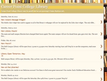Tablet Screenshot of careerpointcollegelibrary.blogspot.com
