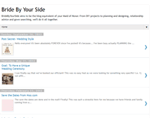 Tablet Screenshot of bridebyyourside.blogspot.com