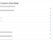 Tablet Screenshot of carolinesblog.blogspot.com