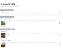 Tablet Screenshot of inspiredlivingjournal.blogspot.com