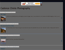 Tablet Screenshot of cadencechinlephotography.blogspot.com