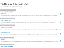 Tablet Screenshot of imthenicestpersoniknow.blogspot.com
