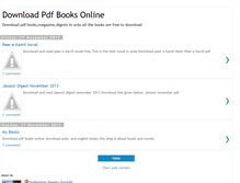 Tablet Screenshot of downloadonlinebooks.blogspot.com