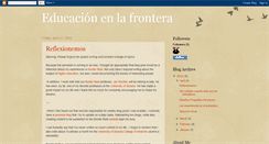 Desktop Screenshot of educacion-enla-frontera.blogspot.com