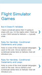 Mobile Screenshot of flightsimulator-games.blogspot.com