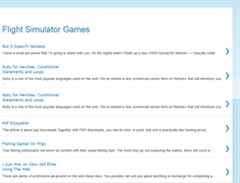 Tablet Screenshot of flightsimulator-games.blogspot.com