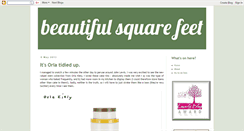 Desktop Screenshot of beautifulsquarefeet.blogspot.com