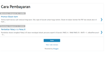 Tablet Screenshot of carabayar.blogspot.com