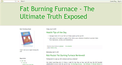 Desktop Screenshot of fat-burning-furnace.blogspot.com