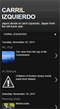 Mobile Screenshot of carril-izquierdo.blogspot.com