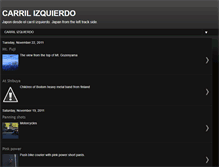 Tablet Screenshot of carril-izquierdo.blogspot.com