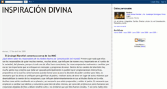 Desktop Screenshot of lainspiraciondivina.blogspot.com