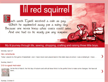 Tablet Screenshot of lilredsquirrel.blogspot.com