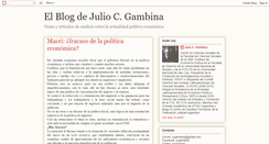 Desktop Screenshot of juliogambina.blogspot.com