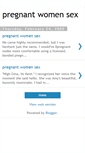 Mobile Screenshot of pregnant-women-sex.blogspot.com