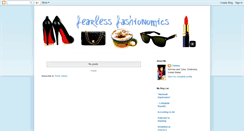 Desktop Screenshot of fearlessfashionomics.blogspot.com