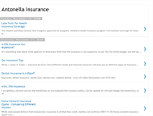 Tablet Screenshot of antonellainsurance.blogspot.com